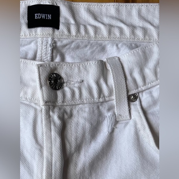 EDWIN‎ Marli White Wide Leg Ankle Jeans size 30 (10) - Picture 11 of 11